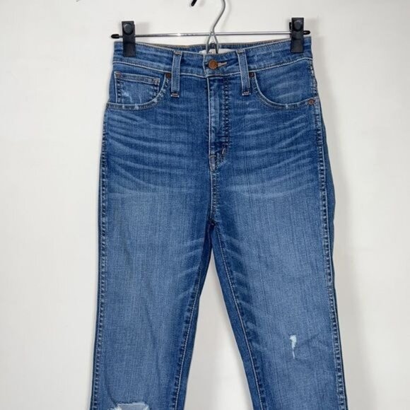 MADEWELL Curvy High-Rise Skinny Jeans: Drop Step-Hem Edition - 25 - Picture 9 of 12